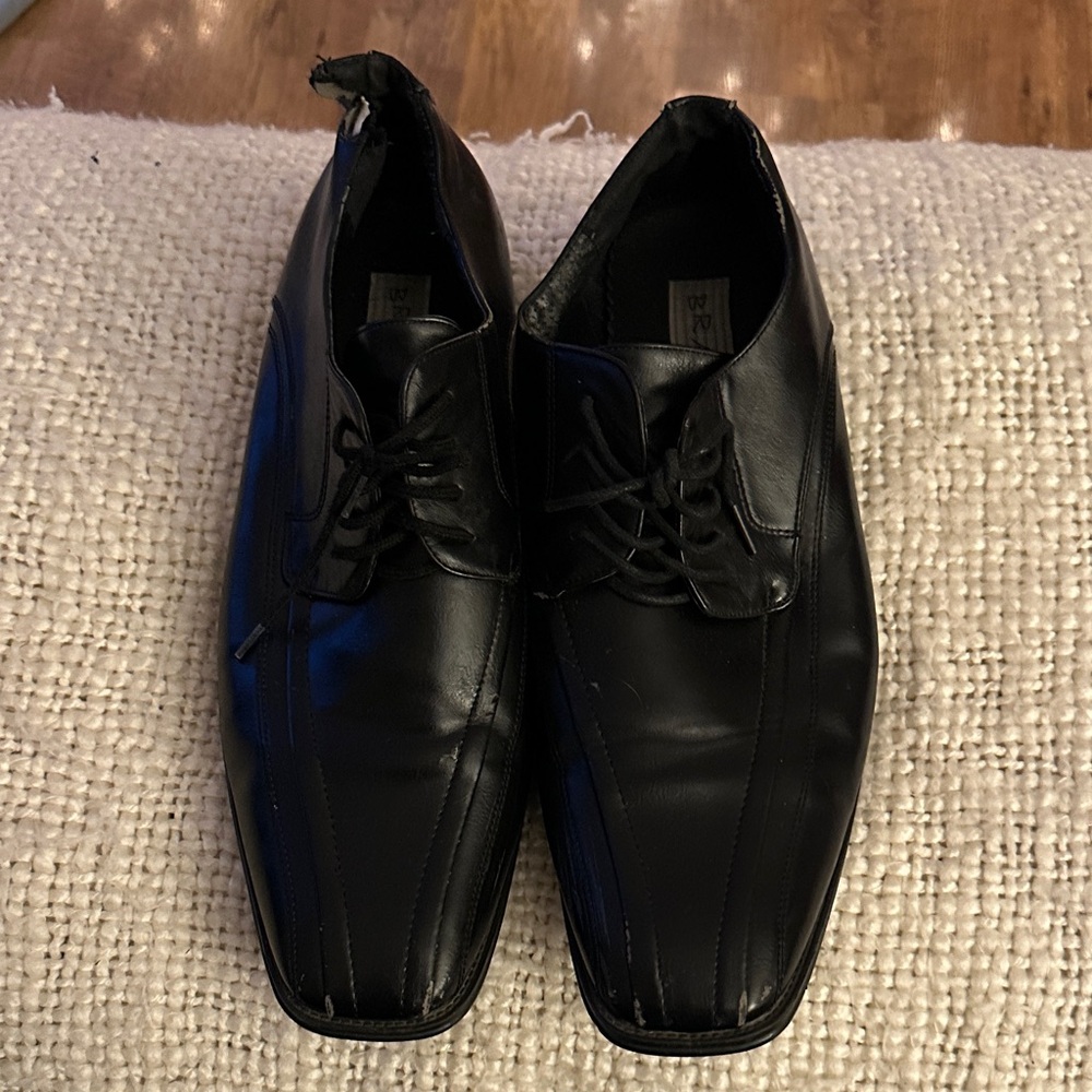 Classic Black Men's Oxford Shoes Size 13